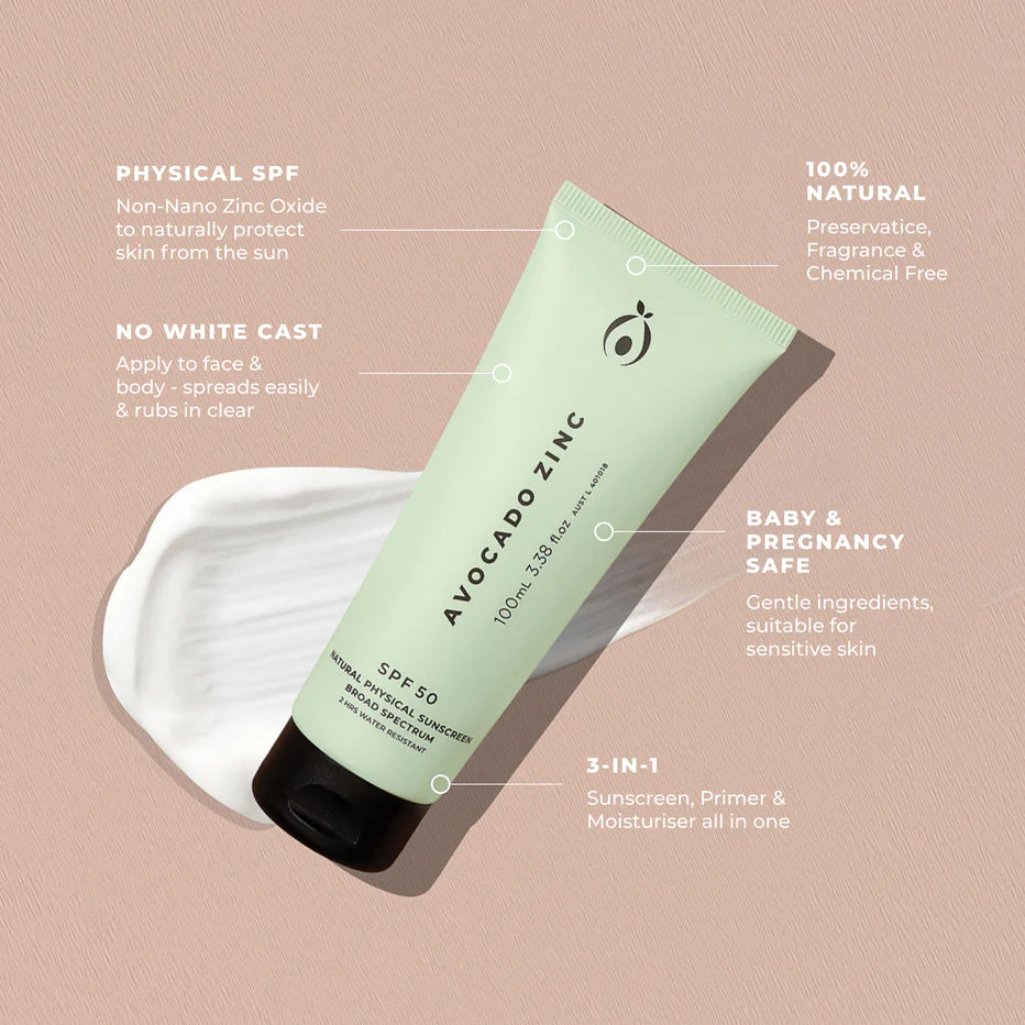 SPF 50 Natural Physical Sunscreen